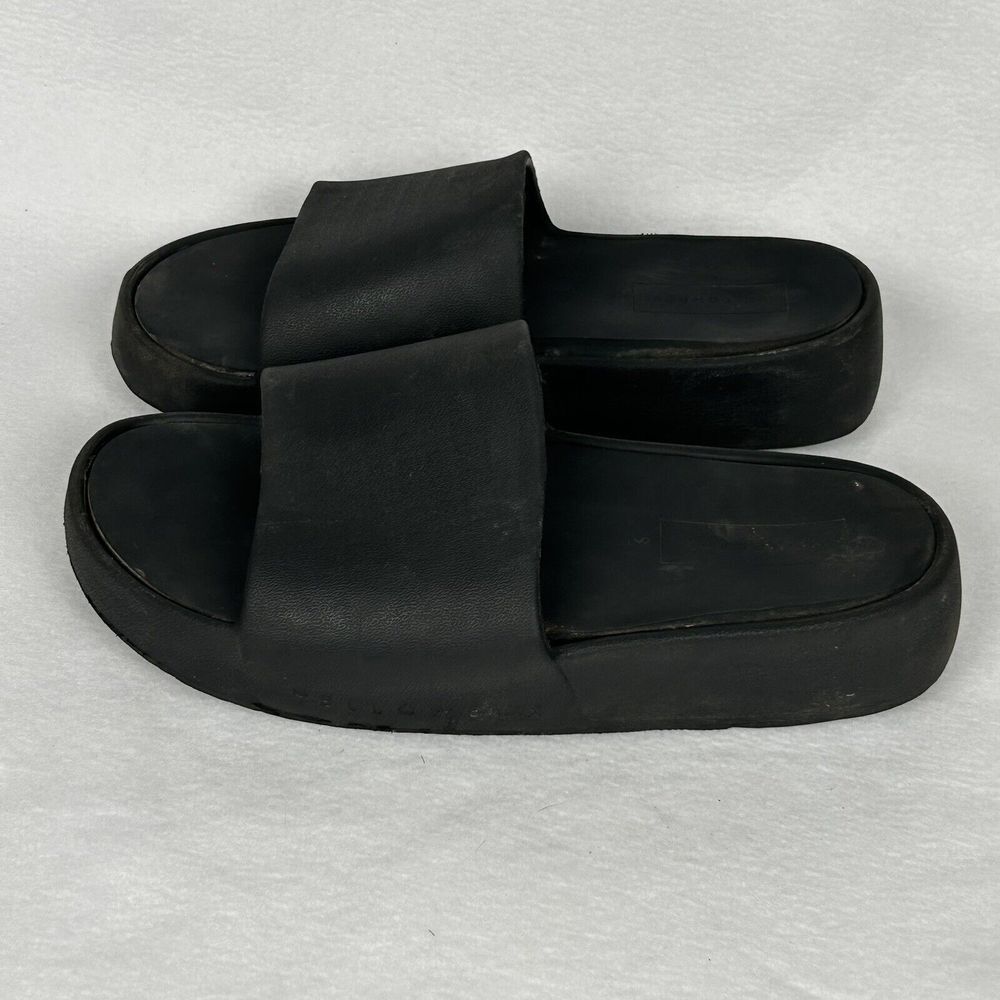 Yellow Box Super‎ Cushiony Torrey Black Slide Women's Sandal 9 - Picture 5 of 7